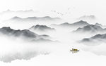 中式山水画