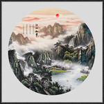 山水画国画山水画