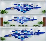 公安风采警察风采文化墙