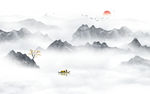 新中式山水画