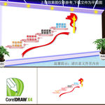 党建楼道文化墙 党建楼梯文化墙