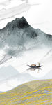 高端山水画玄关 TIF分层