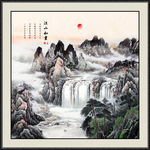 山水画国画山水画