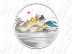 新中式背景墙