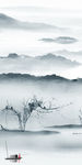 家装玄关新画山水 TIF分层