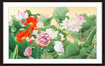 国画荷花