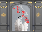 新中式背景墙