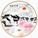 烟雨江南装饰画