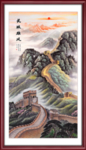 长城 国画长城 长城国画