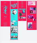 七夕情人节微信长图页面