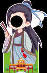 情人节立牌 汉服