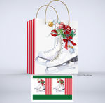 圣诞节礼品袋纸袋设计