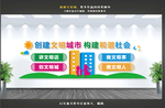 文明城市文化墙