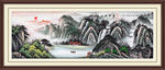 山水画 水墨山水画 意境山水画