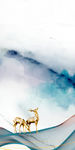金鹿走道玄关山水 TIF分层