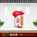 核心价值观党建文化墙