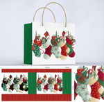 圣诞节礼品袋纸袋设计