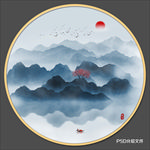 新中式山水画