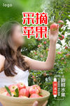 采摘苹果海报
