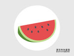 卡通西瓜插画图标