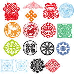 藏式花纹 藏式图案 窗花