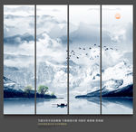 新中式山水画