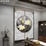 新中式垂帘
