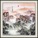 山水画 水墨山水画 意境山水画