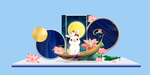中秋佳节 中秋美陈