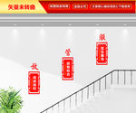 放管服楼梯文化墙
