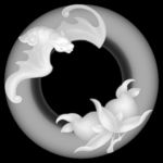 烟灰缸灰度图