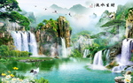 山水风景画