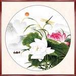 国画荷花