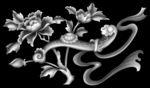 花灰度图