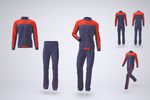 运动服服装设计VI样机展示模型