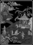 山水灰度图
