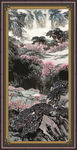 竖幅山水画