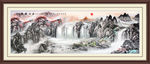 山水画 水墨山水画 意境山水画