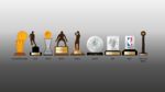 NBA奖杯PPT图标素材