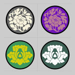 矢量纹理 圆形图案