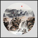 山水画国画山水画