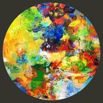 抽象油画