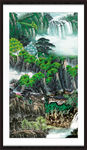 竖幅山水画