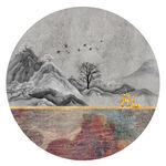 新中式山水玄关