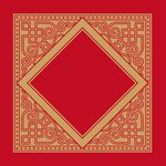 矢量传统边框