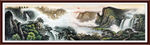 山水画水墨山水画 意境山水画