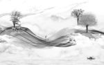 高清 唯美新山水画 tif分层