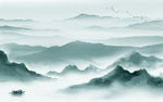 广告轻奢山水背景 TIF分层