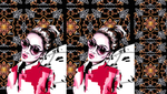 油画美女