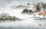 高清热款新山水画 tif分层